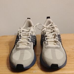 Brand New Adidas Men's Cream and Black Athletic Shoes